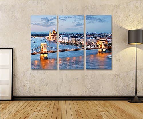 islandburner Bild Bilder auf Leinwand Budapest 3p XXL Poster Leinwandbild Wandbild art up your life