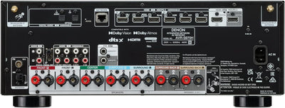 Denon AVR-S970H 7.2-Kanal AV-Receiver, HiFi Verstärker mit Dolby Atmos, DTS:X, 6 HDMI Eingängen und