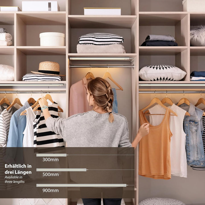 ledscom.de Smarte LED Unterbau-Leuchte SIRIS weiss matt, mit WLAN-Controller, flach, Smart-Home, Ale