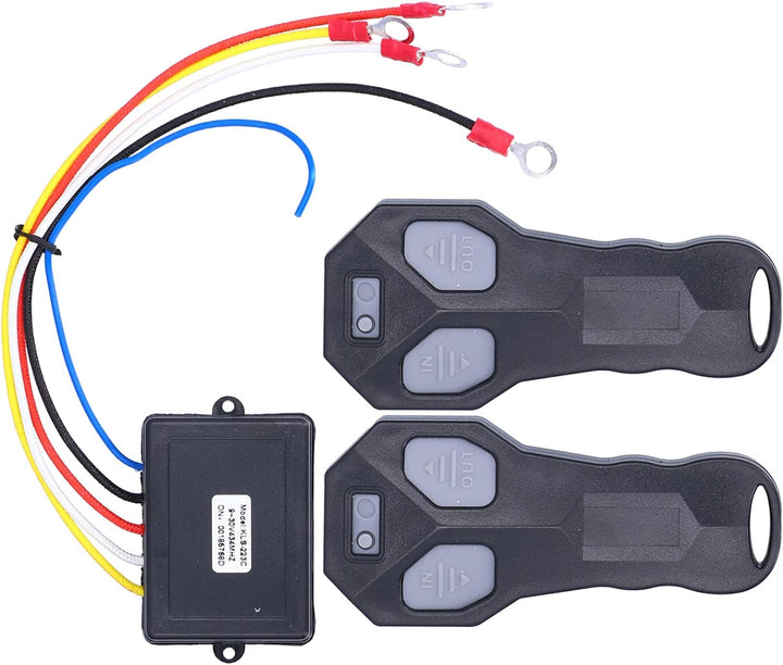2 Stück Drahtlose Winden-Fernbedienung, Drahtloses Winden-Fernbedienungs-Controller-Kit 12 V Elektri
