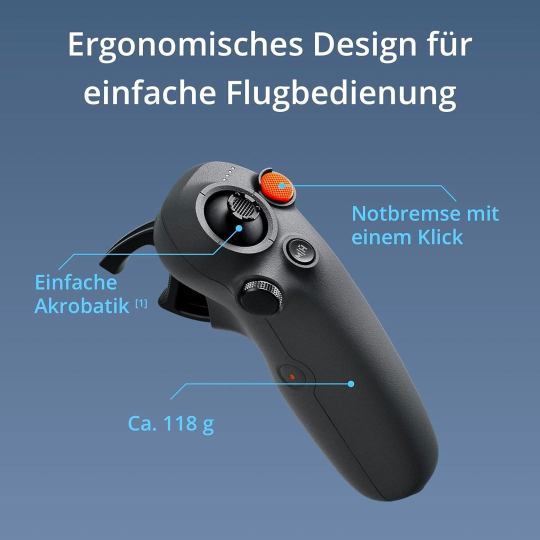 DJI RC Motion 3, FPV Smart-Fernsteuerung mit immersiver Bewegungssteuerung, kompakt und tragbar, One