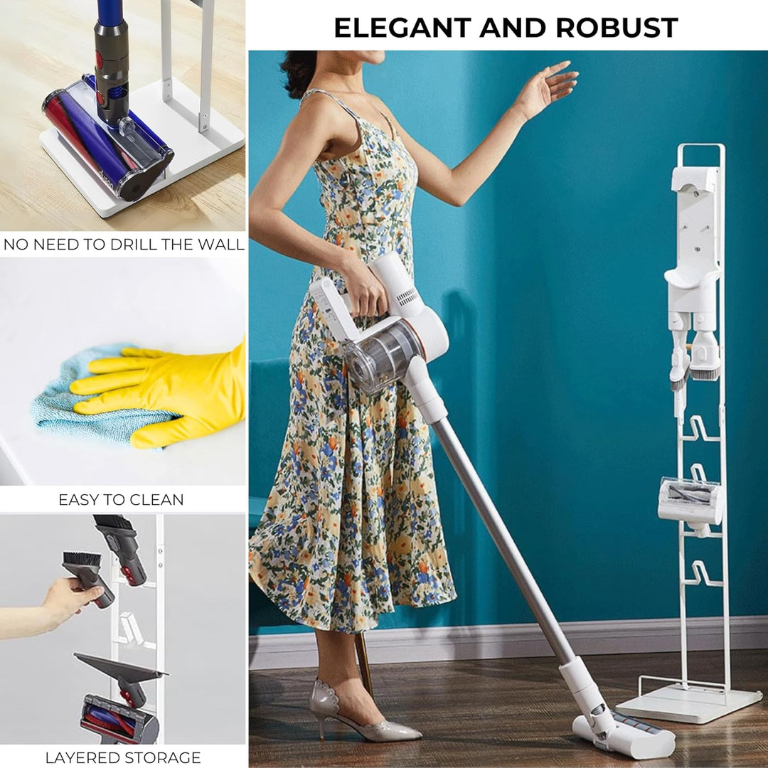 Staubsaugerhalter kompatibel mit Dyson V15 V12 V11 V10 V8 V7 V6 - DC45/ DC35/ DC58/ DC59/ DC62/ DC74