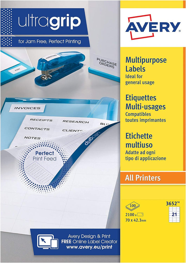 Avery 3652 Universal-Etikette (A4)