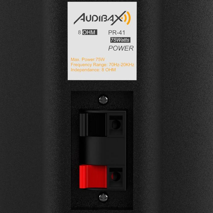 Audibax Pícolo PR-41 Altavoces Estantería HiFi y Sonorización 75 W Con soporte de Pared Incluido. Pa