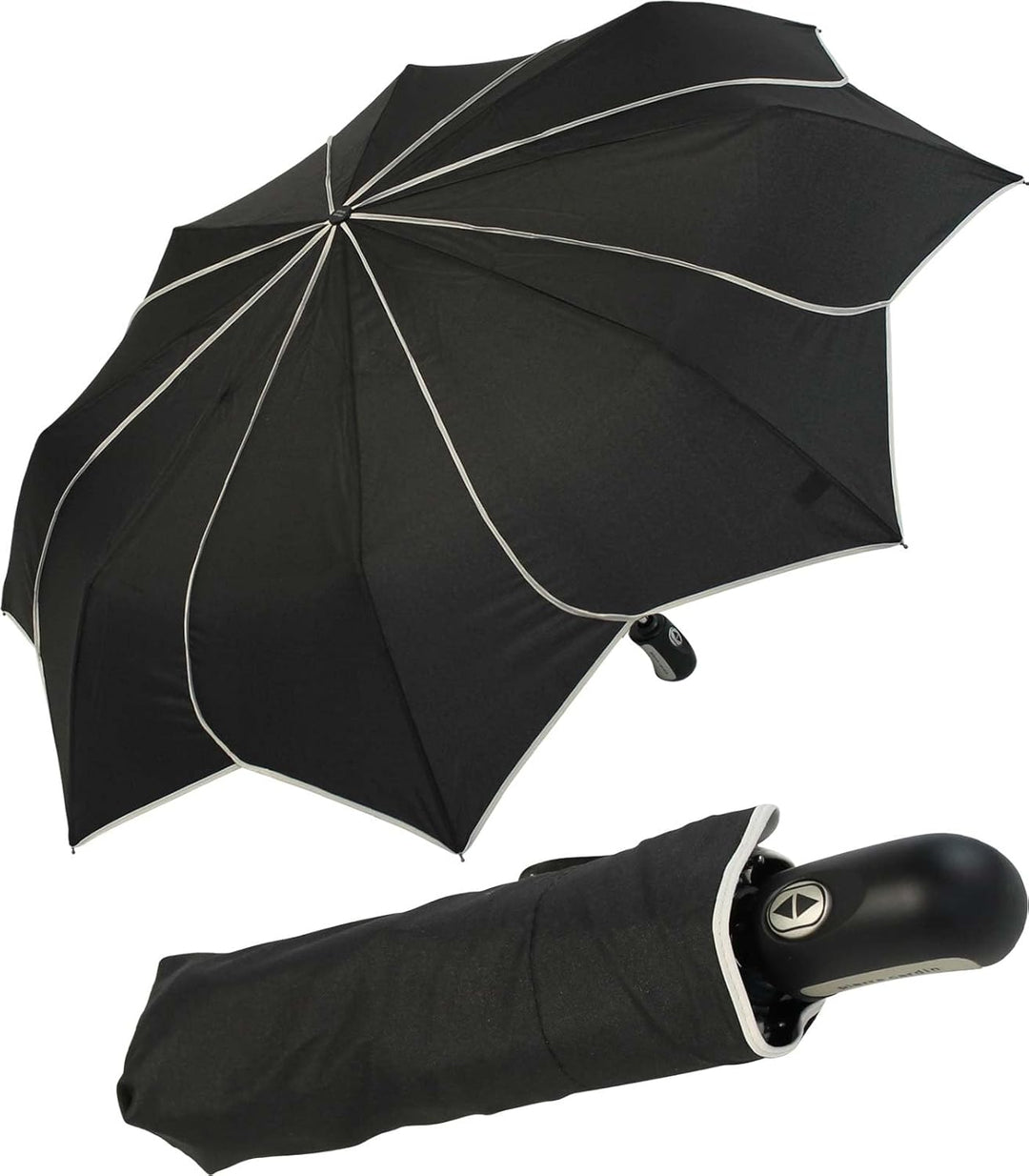 Damen Taschenschirm Pierre Cardin Auf-Zu-Automatik - Sunflower - schwarz, Schwarz