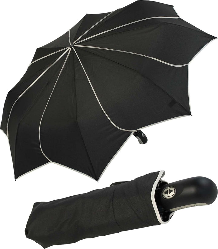 Damen Taschenschirm Pierre Cardin Auf-Zu-Automatik - Sunflower - schwarz, Schwarz