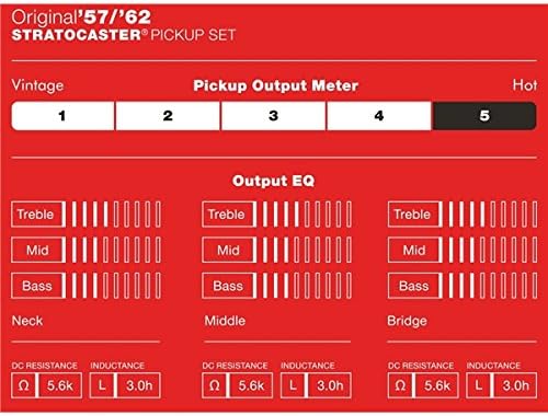Fender HN152200 Tonabnehmer Mehrfarbig Traditionell - 57/62, Mehrfarbig Traditionell - 57/62