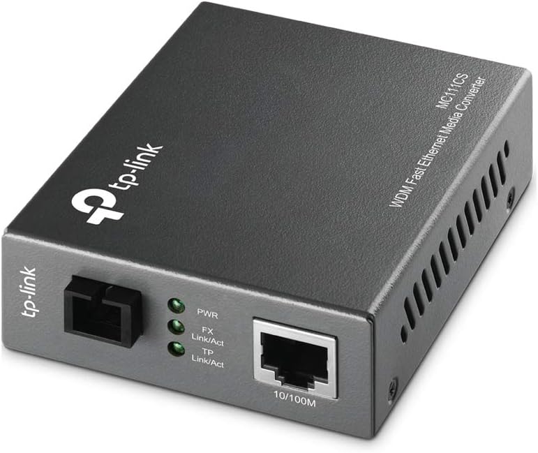 TP-Link 10/100Mbps WDM Media Converter (MC111CS)