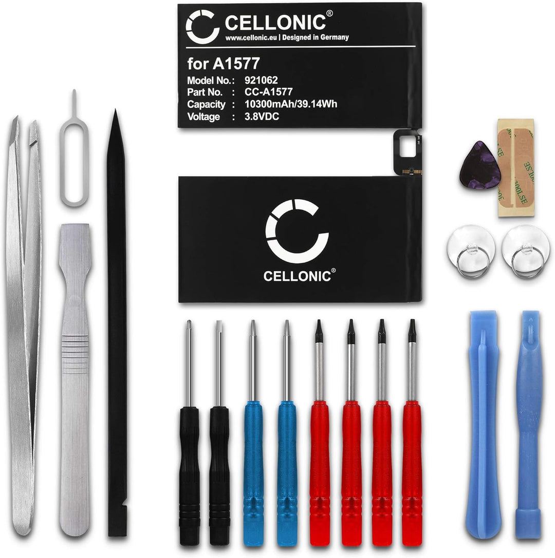 CELLONIC® Ersatz Akku A1577 für Apple iPad Pro 12,9" (A1584 / A1652) 10030mAh + Werkzeug-Set Ersatza