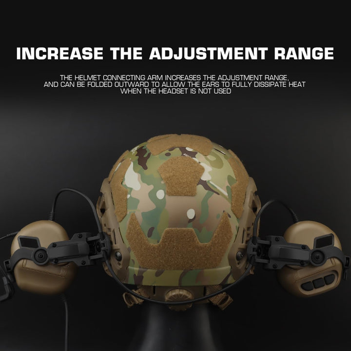 Schneller Helm ARC Schienenadapter Taktische Abholung Headset Aufhängung Kopfhörer Halterung Multi-W
