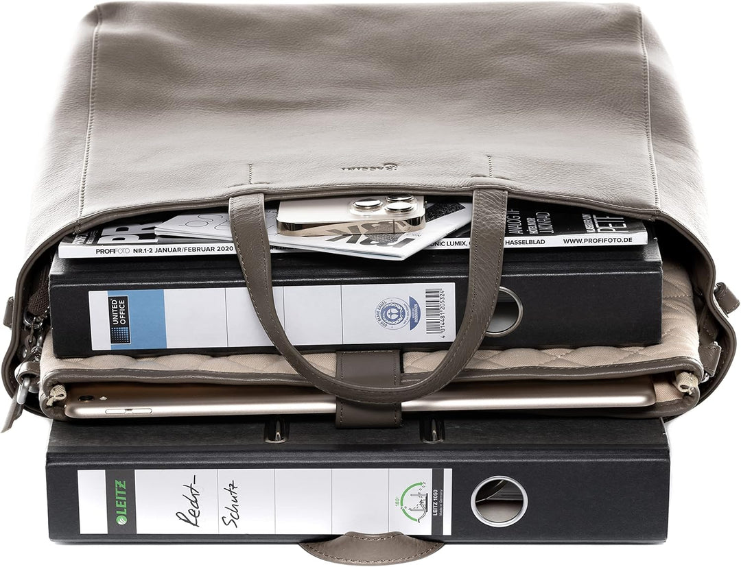 BACCINI Handtasche mit langen Henkeln RENA aus Nappa-Leder I Henkeltasche für Damen I Schultertasche