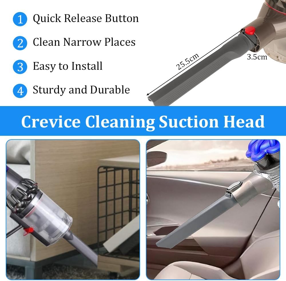 BUZIFU 5 in 1 Staubsauger Zubehör Set Bürste Tool Düse Set Universal Düsen- und Zubehörset Zubehörse