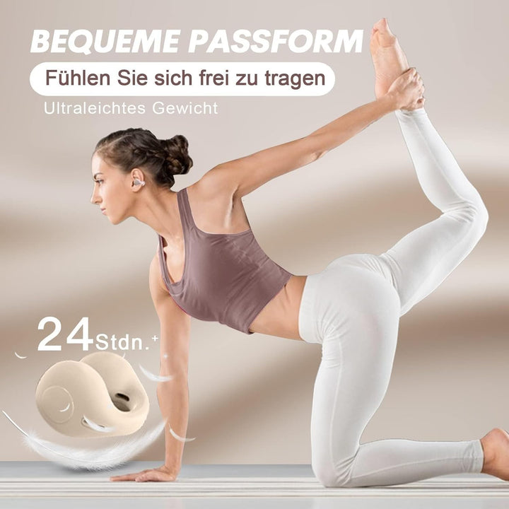 Open Ear Kopfhörer Bluetooth kabellos drahtloses Ohrclip-Bluetooth-Headset Ear Clip Luftleitung Knoc