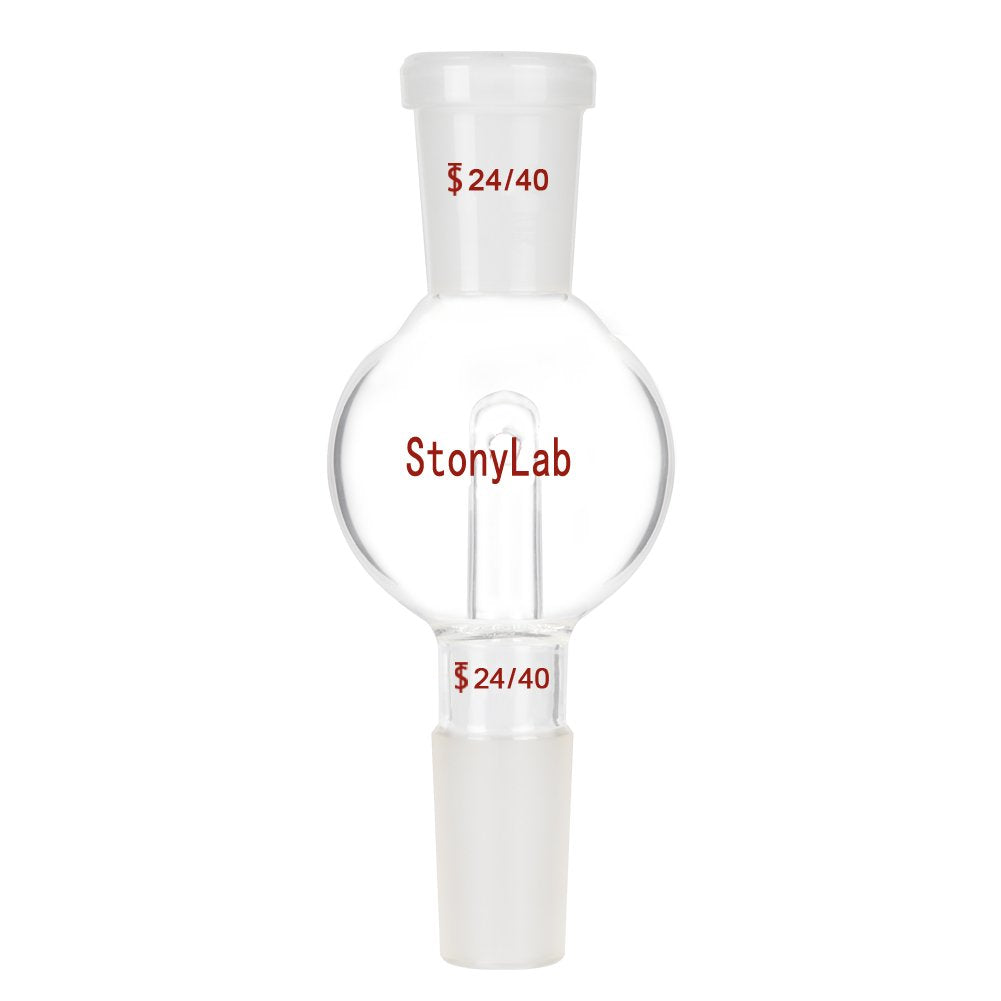 stonylab Rotationsverdampfer Bump Trap 24/40 äusseres oberes Gelenk, 24/40 Standard Konus inneres un