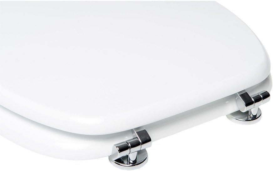 WC Sitz, viele einfarbige WC Sitze zur Auswahl, hochwertige und stabile Qualität aus Holz (Weiss), W