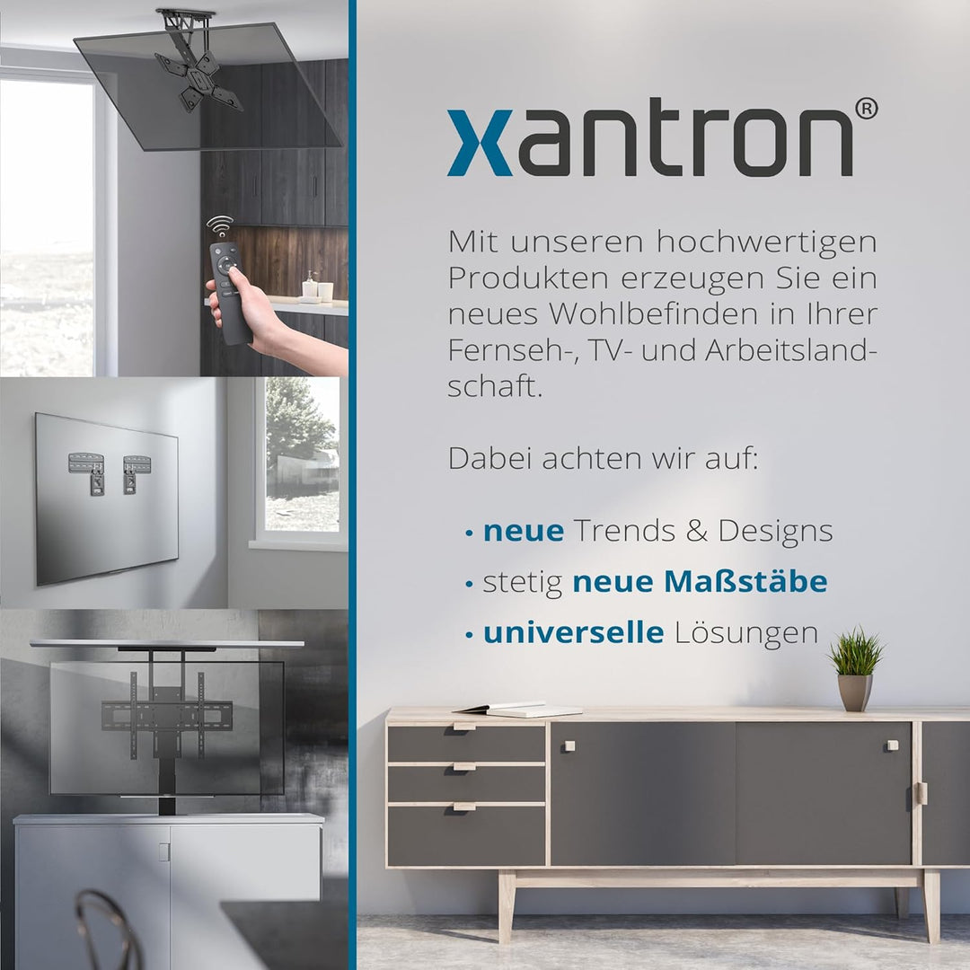 Xantron® Universal TV Ständer 37-75 Zoll/VESA 200x200-600x400 / Höhenverstellbarer, drehbarer TV Sta