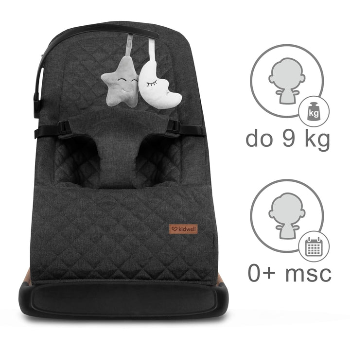 COIL Babywippe – Verstellbare, Ergonomische Baby Wippe ab Geburt bis 9 kg – Tragbare, Schaukelstuhl