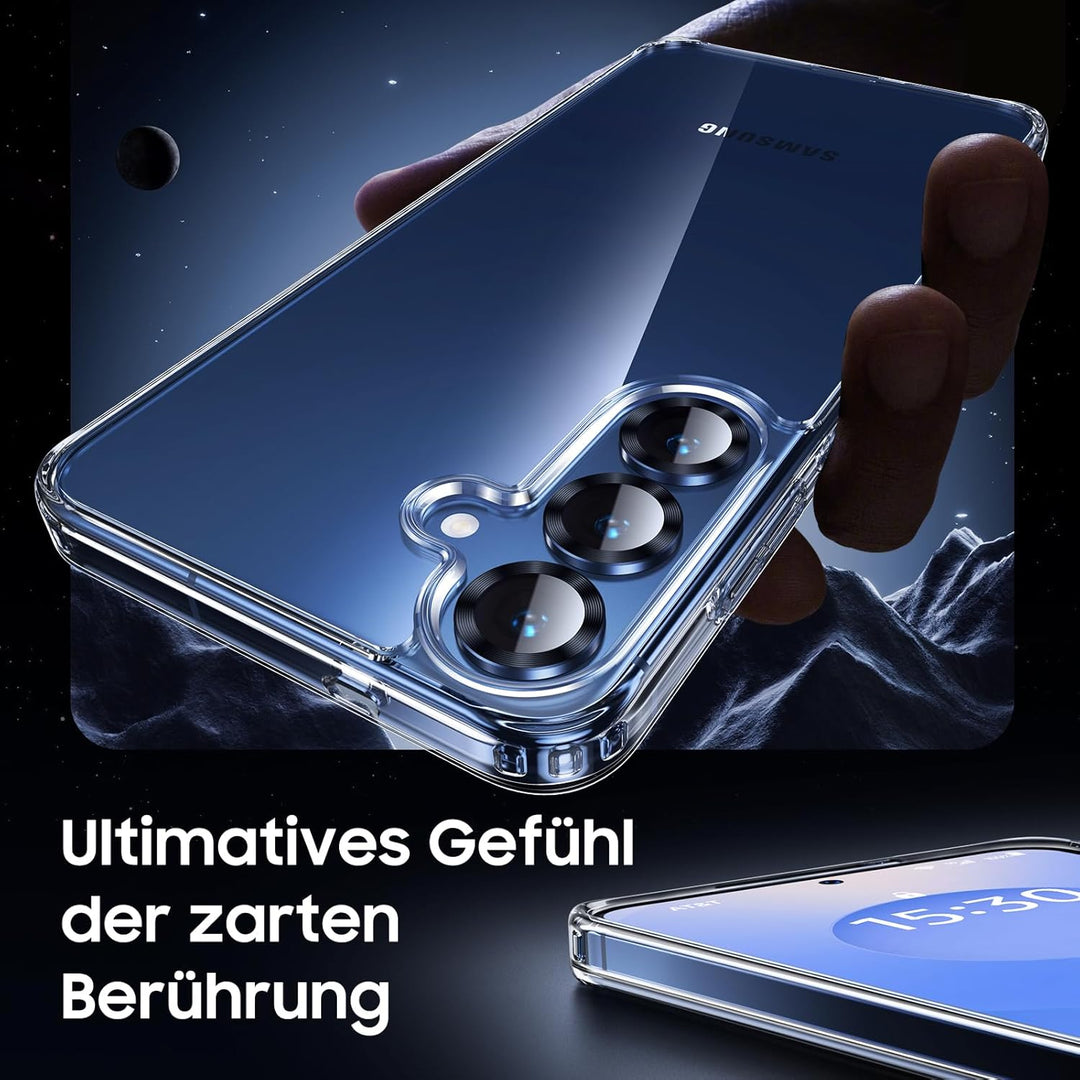 UniqueMe für Samsung Galaxy S25 Hülle - Handyhülle für Samsung S25 Case, 5 in 1 Set Rundumschutz Sch