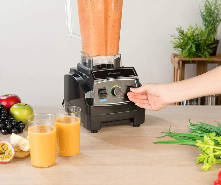 Rosenstein & Söhne Blender: Profi-Retro-Standmixer, 1.500 W, 2 l, BPA-frei, bis 28.000 U/Min. (Hochl
