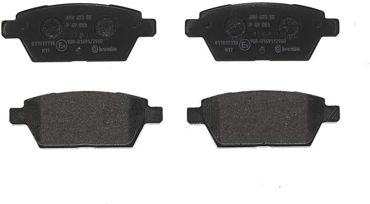 BREMBO P 49 051 Bremsbeläge