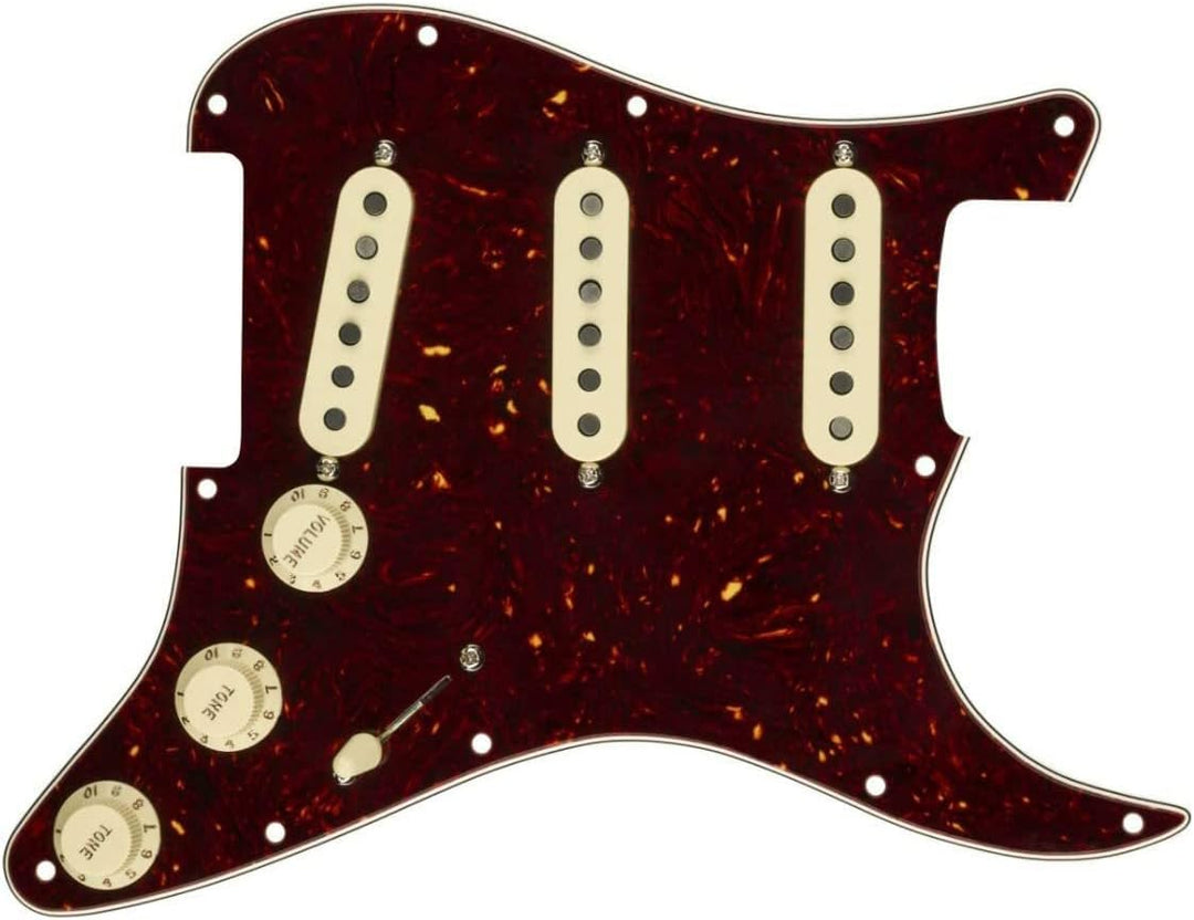 Fender Prewired Pickguard Strat Custom 69 shell Rot Brauch 69, Rot Brauch 69