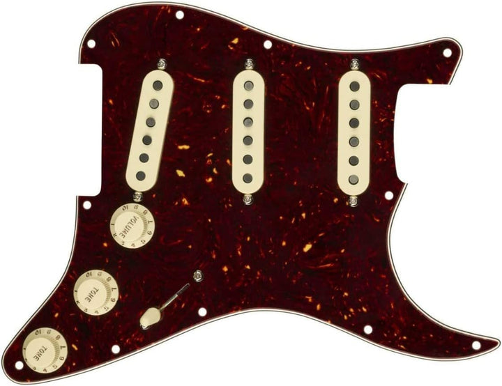 Fender Prewired Pickguard Strat Custom 69 shell Rot Brauch 69, Rot Brauch 69