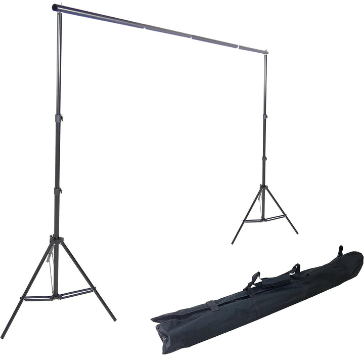 DYNASUN K903 220x300cm XL Hintergrundsystem System mit Teleskop Querstange für Hintergrund mit Tasch