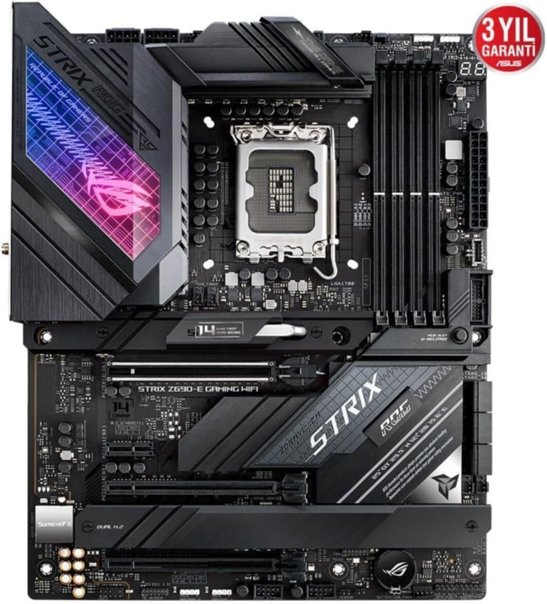 ASUS ROG Strix Z590-E Gaming WiFi Mainboard Sockel Intel LGA 1200 (Intel Z590, ATX, 4x M.2, PCIe 4.0