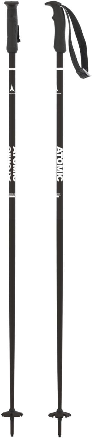 ATOMIC AMT Skistöcke - Hochwertiger 3* Aluminium Skistock - Ergonomischer Griff am Stock - Verstellb