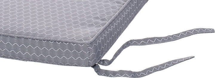 Brandsseller Outdoor Garten Sitzkissen Auflagen Kissen mit Paspel - Waben-Optik - Schmutz- und Wasse