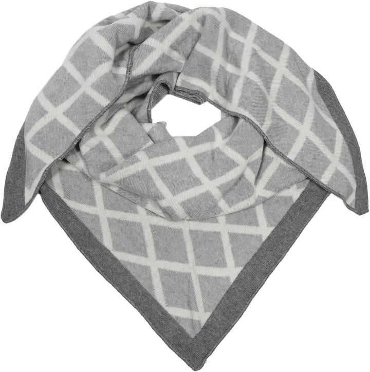 Zwillingsherz Dreieckstuch Stola Schal mit Kaschmir und Wolle für Damen Mädchen Jungen Kinder - Hoch