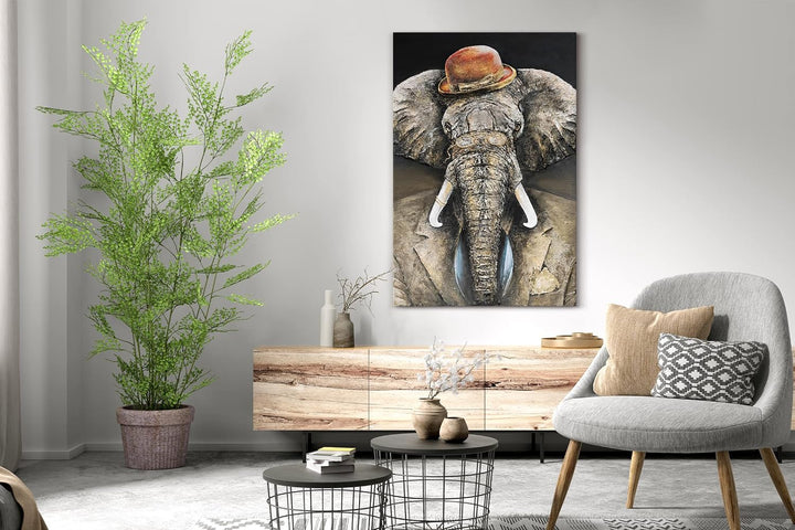YS-Art Luxus Abstrakt Acryl Gemälde auf Leinwand Power handgemalt Wandbilder Wohnzimmer modern Wohnd