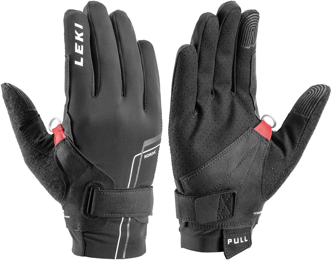 LEKI Nordic Move Shark Handschuhe EU 9 schwarz-weiss, EU 9 schwarz-weiss