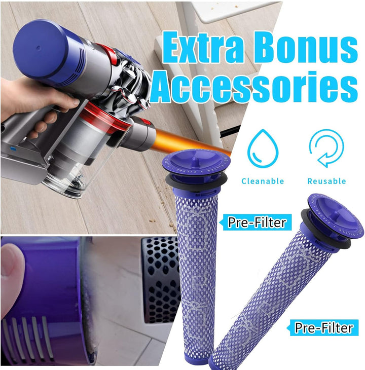 Upgraded 6000mAh V6 Ersatzakku für Dyson V6 Akku DC58 DC62 DC59 DC61 Animal DC72 DC74 DC58 DC62 DC59