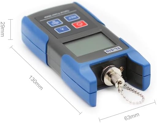 Glasfaser-Leistungsmesser, Optischer Leistungsmesser Glasfaserkabel-Tester, -70-+10dbm Optisches Eis