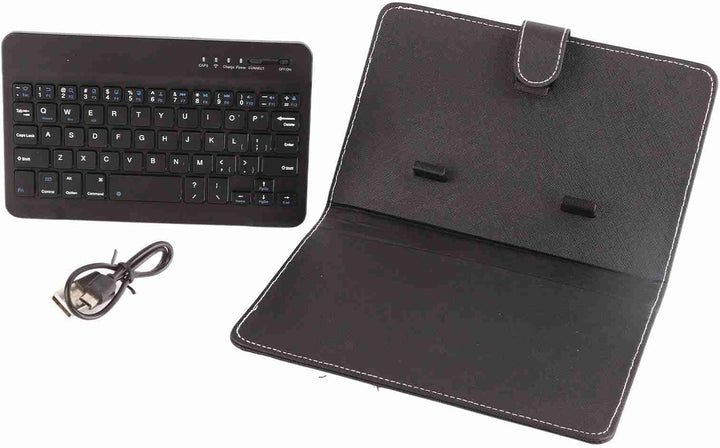 Universelle kabellose Bluetooth Tastatur mit Schutzhülle, tragbarer Tastatur und Ständer mit 2 in 1