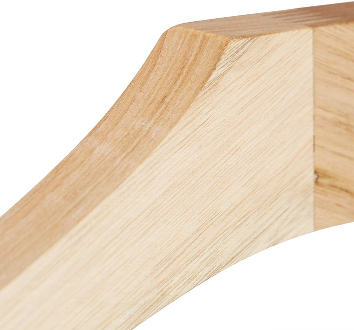 Relaxdays Herrendiener Holz, stummer Diener für faltenfreie Anzüge, Walnuss Kleiderständer HxBxT 102