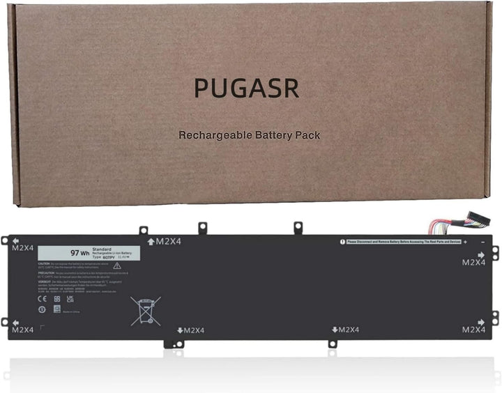 PUGASR 6GTPY Laptop Akku Kompatibel mit Dell XPS 15 9550 9560 9570 7590 Precision 5510 5520 5530 554