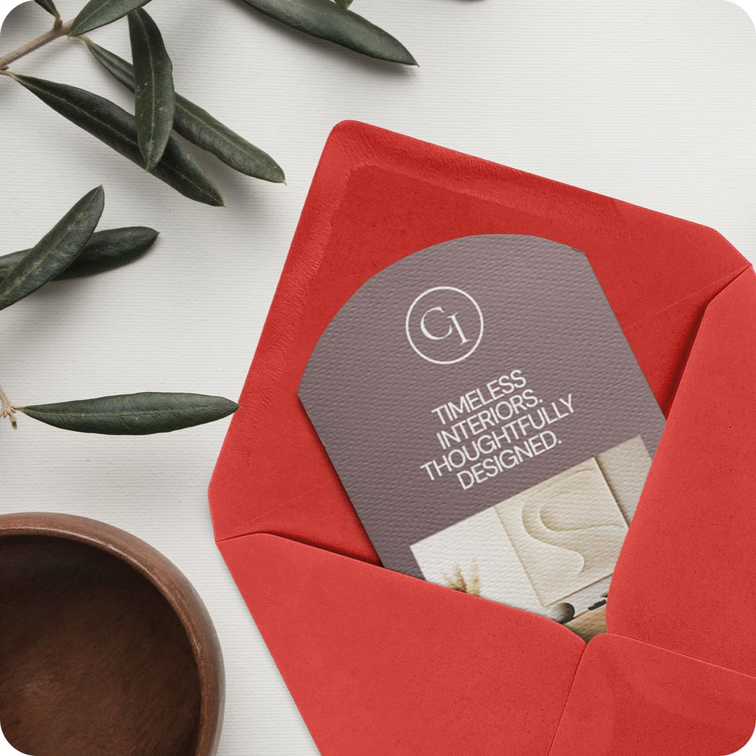 Netuno 100 quadratische Briefumschläge Blass-Rosa 153x 153 mm 110g Woodstock Cipria Recycling Briefh