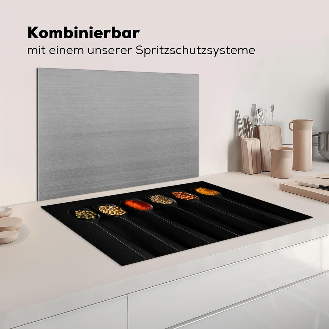 KitchenYeah© Herdabdeckplatte Einteilig Induktionsmatte Küche Abdeckung Ceranfeld Herd Abdeckplatte