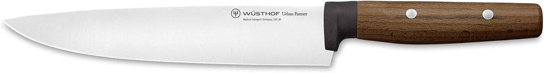 WÜSTHOF Urban Farmer Kochmesser 20 cm, Schwarz,silber,braun 20 cm Kochmesser Single, 20 cm Kochmesse