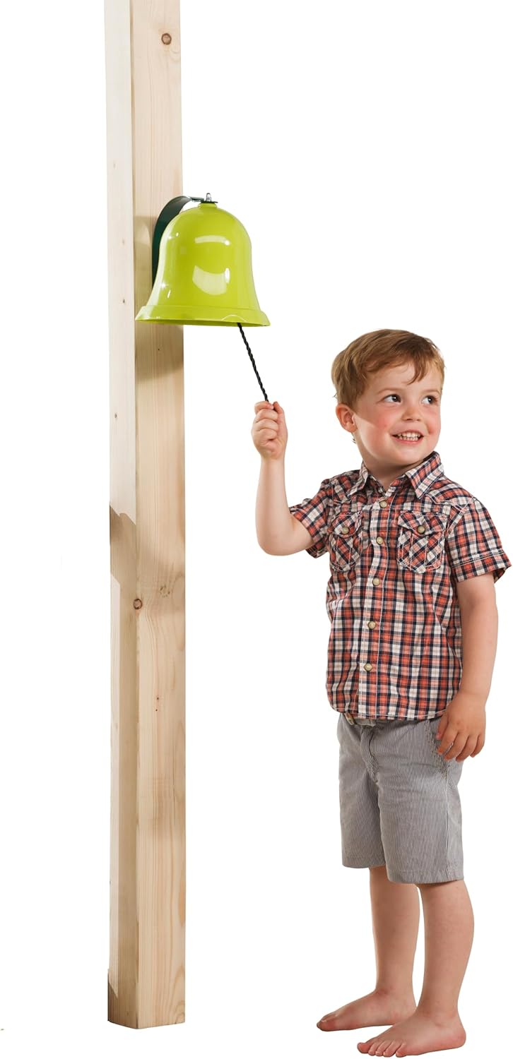 Glocke für Kinderspielhaus und Spielturm Magenta Zubehör Spielhaus Stelzenhaus