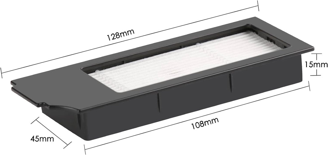 (5 Stück) HEPA-Filter für Roboter-Staubsauger Ecovacs DEEBOT X1 Omni/ X1 PRO Omni/ X1 Plus/ T10 Omni