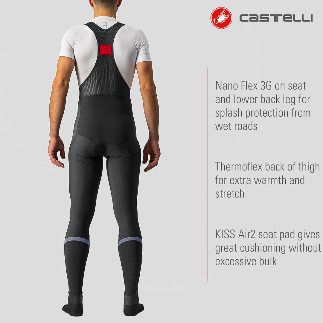 CASTELLI Herren Cycling bib Shorts Polare 3 Bibtight L Schwarz, L Schwarz