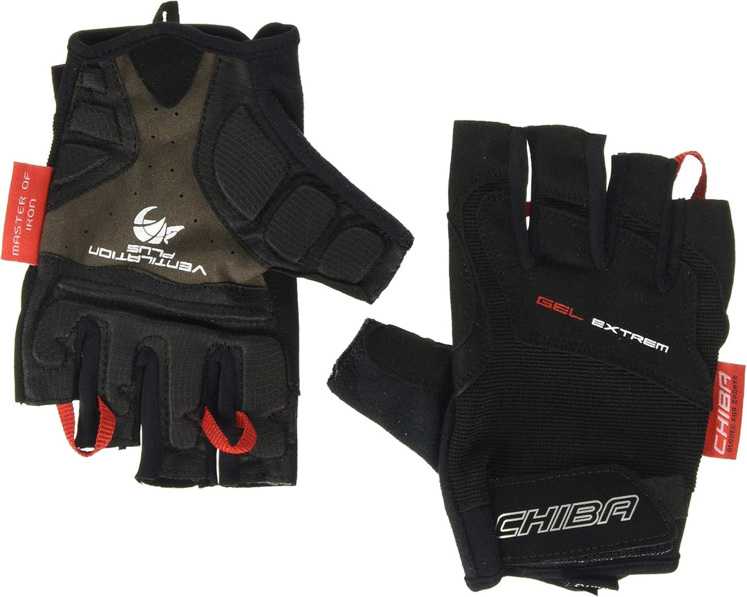 Chiba Erwachsene Handschuh Gel Extrem S Schwarz, S Schwarz