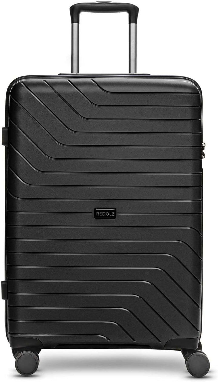 REDOLZ Essentials 05 Hartschalen Check-in Koffer | Mittelgrosser M Trolley 44 x 26 x 67 cm aus hochw