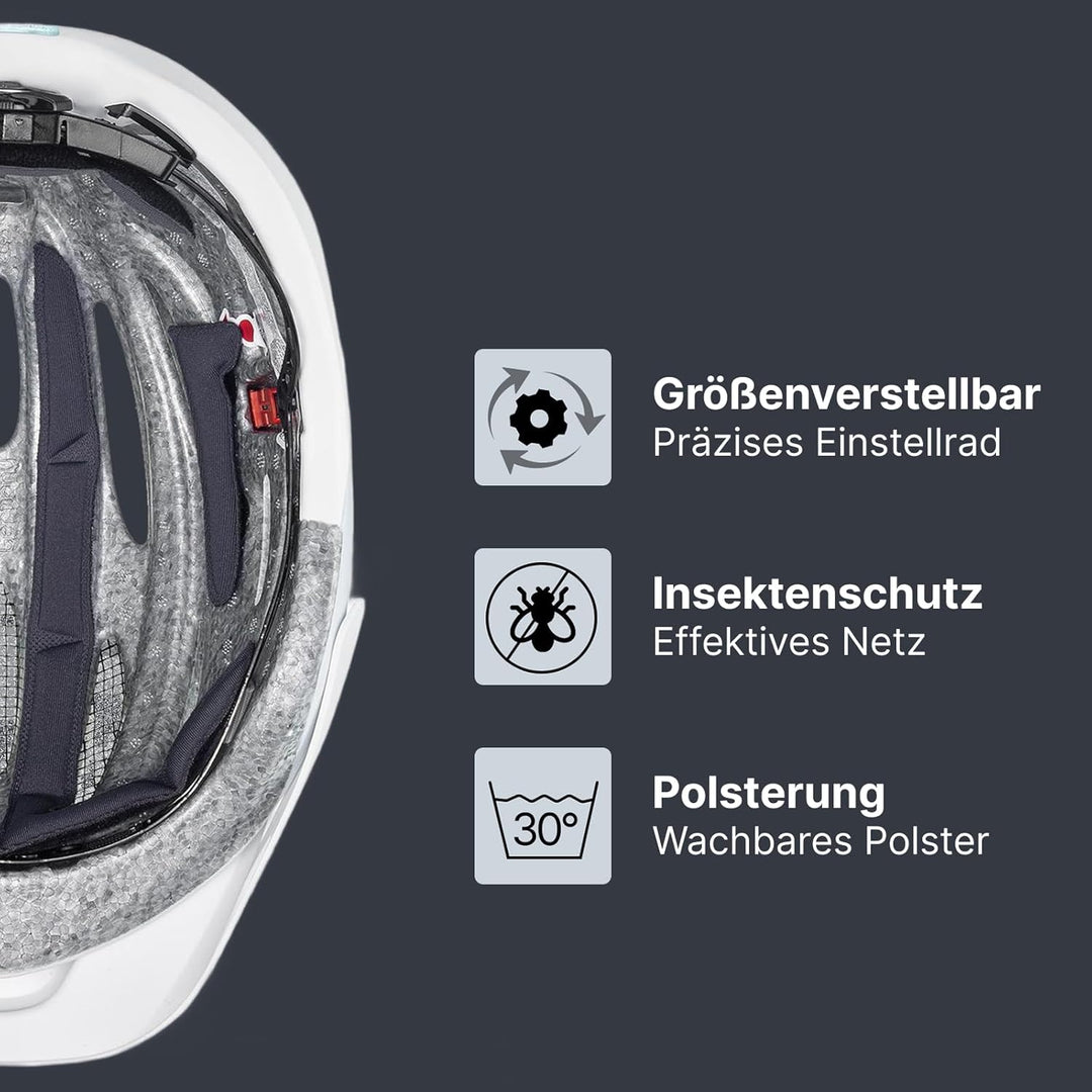 uvex True cc - Leichter Allround-Helm für Damen - individuelle Grössenanpassung - erweiterbar mit LE