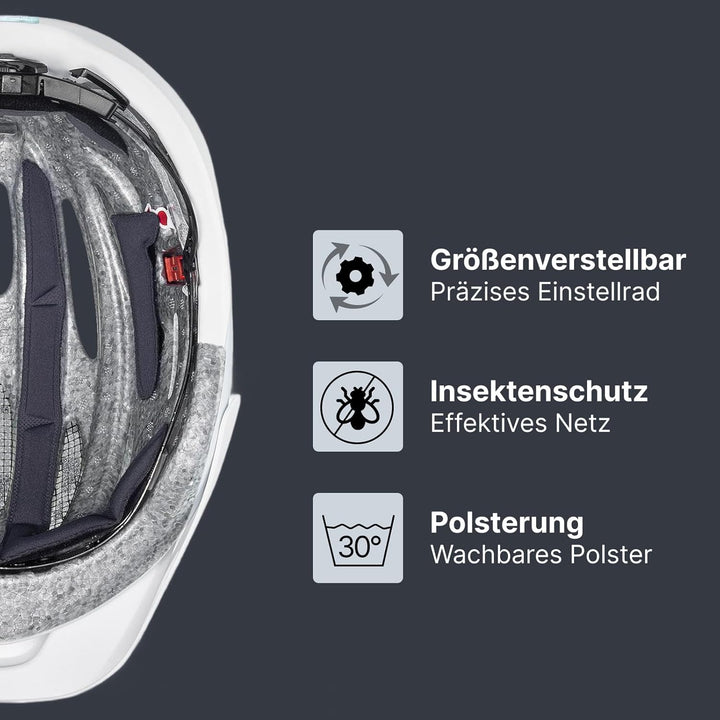 uvex True cc - Leichter Allround-Helm für Damen - individuelle Grössenanpassung - erweiterbar mit LE