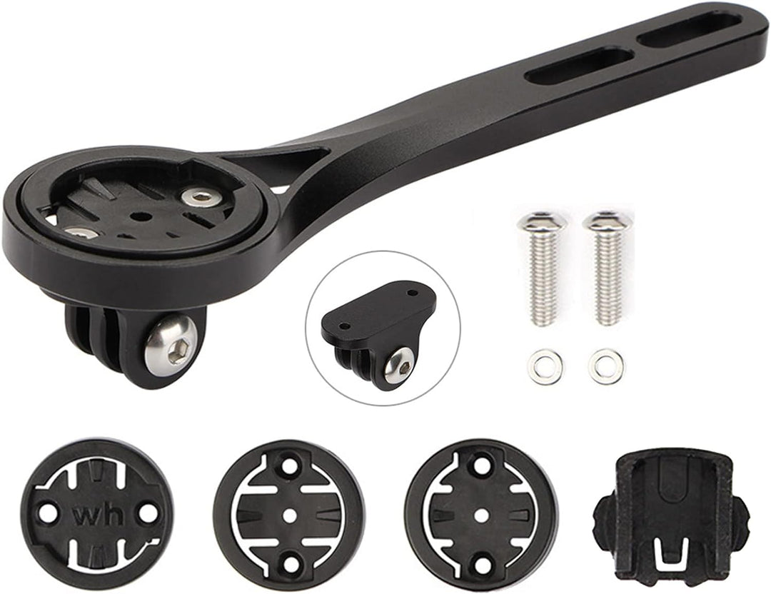 BSSOK Integrierte Fahrrad Computer Halterung für Rennrad, Aluminiumlegierung, Lenkerhalterung Kompat