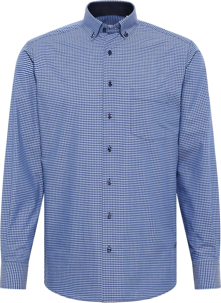 ETERNA Male T-Shirt mit Rundhals S Dunkelblau, S Dunkelblau